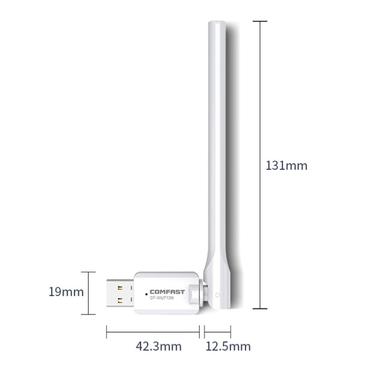 COMFAST CF-WU713N 300Mbps Wifi USB Network Adapter, CF-WU713N COMFAST CF-WU713N 300Mbps Wifi USB Network Adapter, CF-WU713N